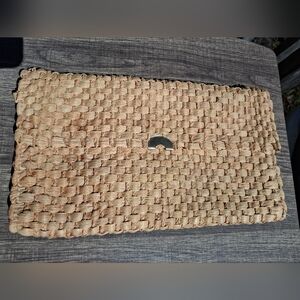 Vintage Charisma Le Sac Woven Straw Clutch | Boho Retro Summer Bag